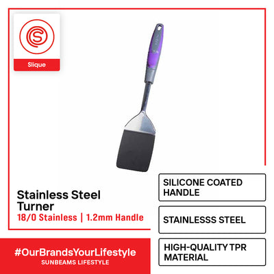 SLIQUE Cooking Utensils Skimmer Ladle Turner Slotted Pasta Spoon Serving Spoon Kitchen Tools Essentials