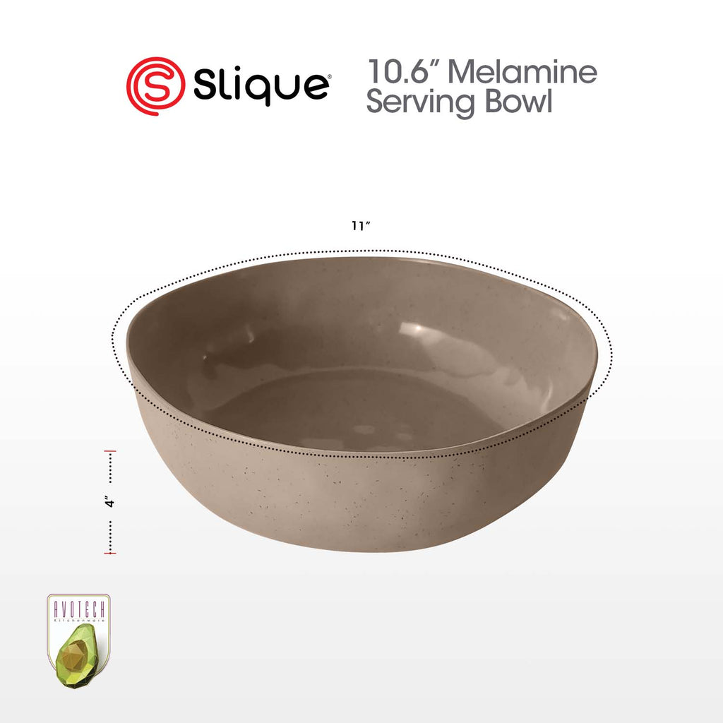 Slique Avotech Melamine Dinnerware Collection – Plates, Bowls, Tumblers & Spoon | Durable, Lightweight, BPA-Free