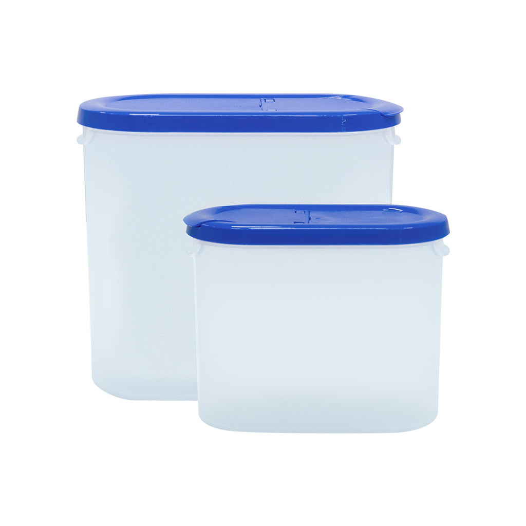 OSH Oval Food Container 2-Piece Set 18.10x18.5x8.5cm