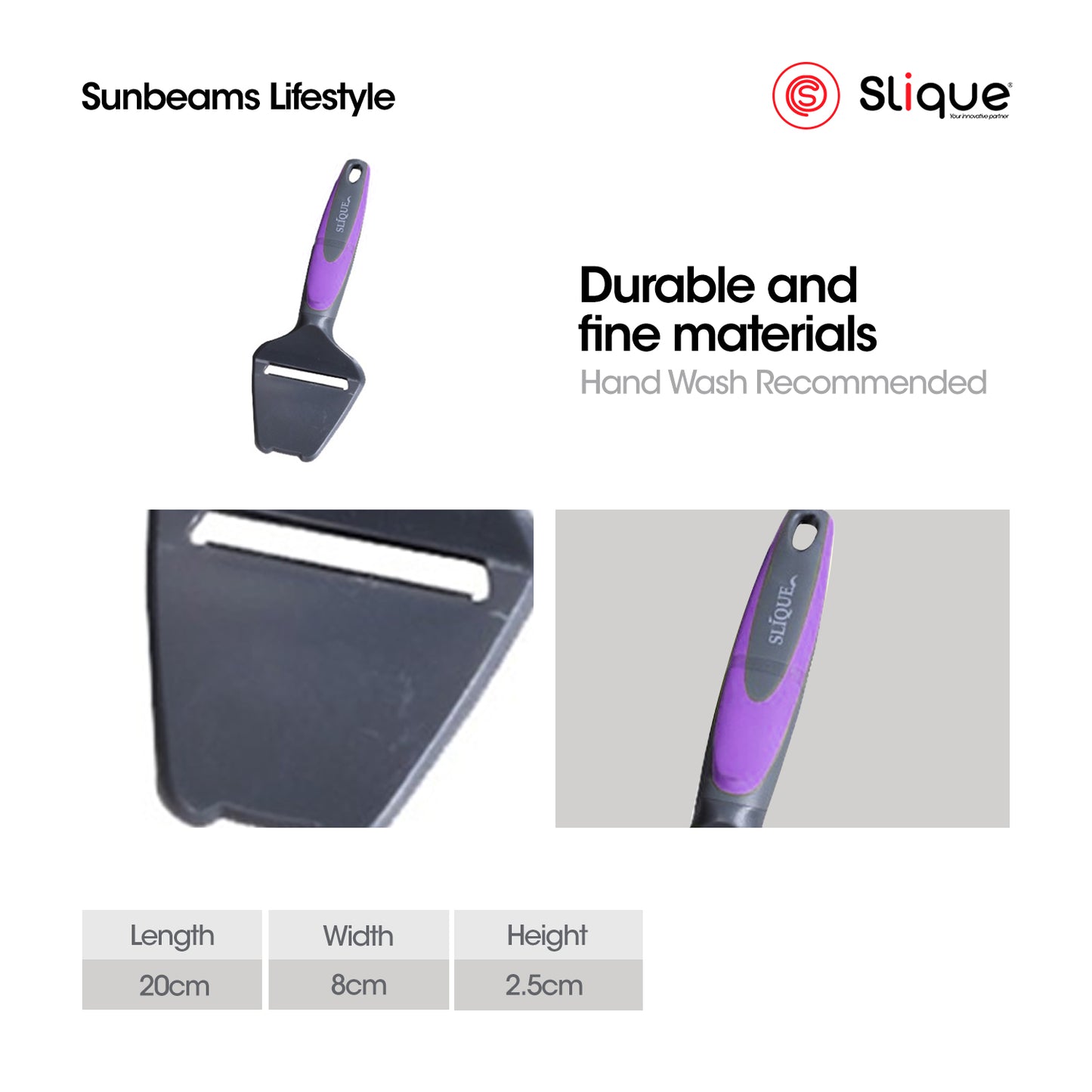 SLIQUE Premium Nylon Colour Cheese Slicer Cheese Grater Butter Cutter