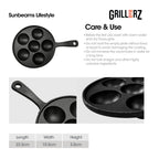 [Slique Official] Cast Iron Specialty Pans Takoyaki Maker, Egg Frypan, Burger Press - Induction Ready