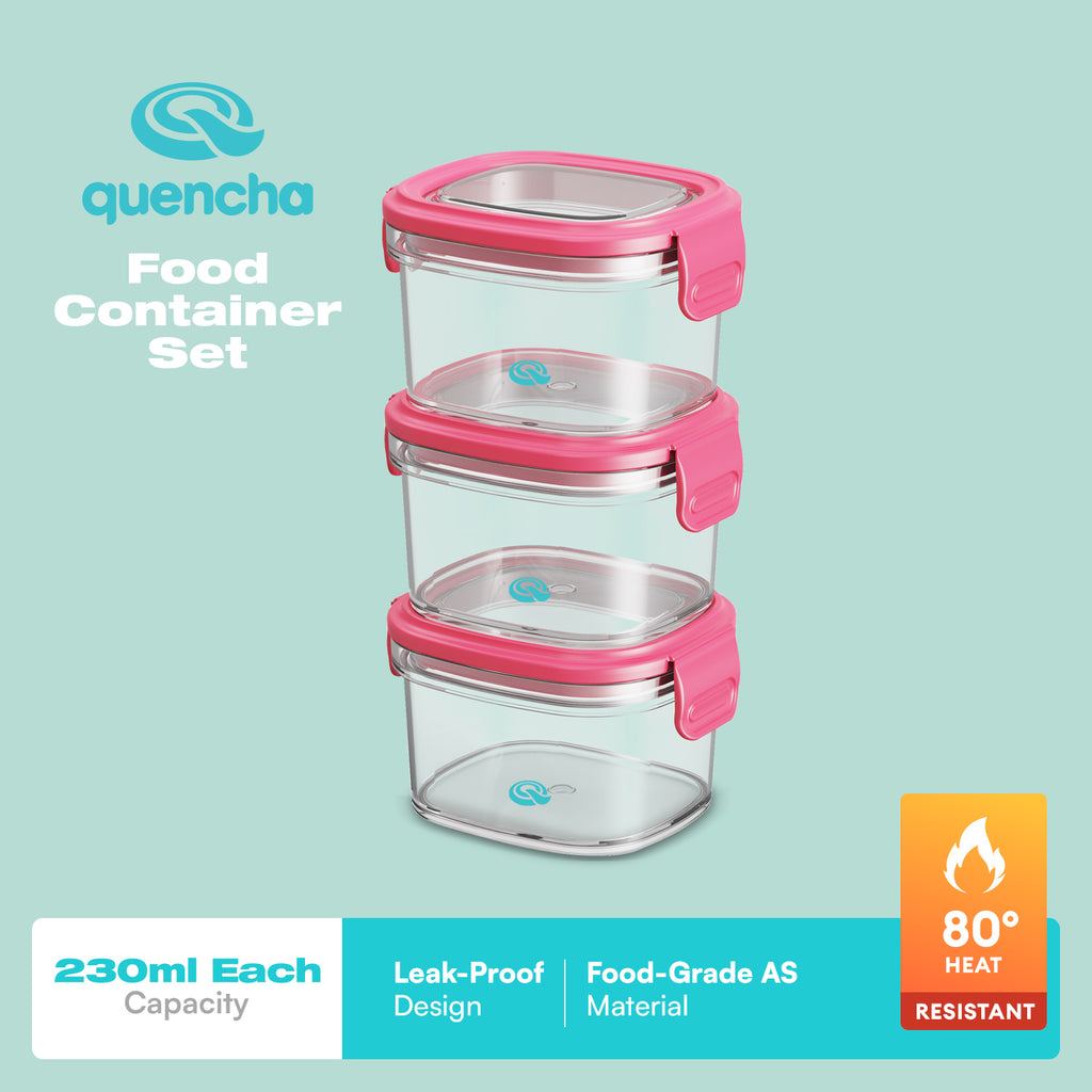 Quencha 230ml food storage container set