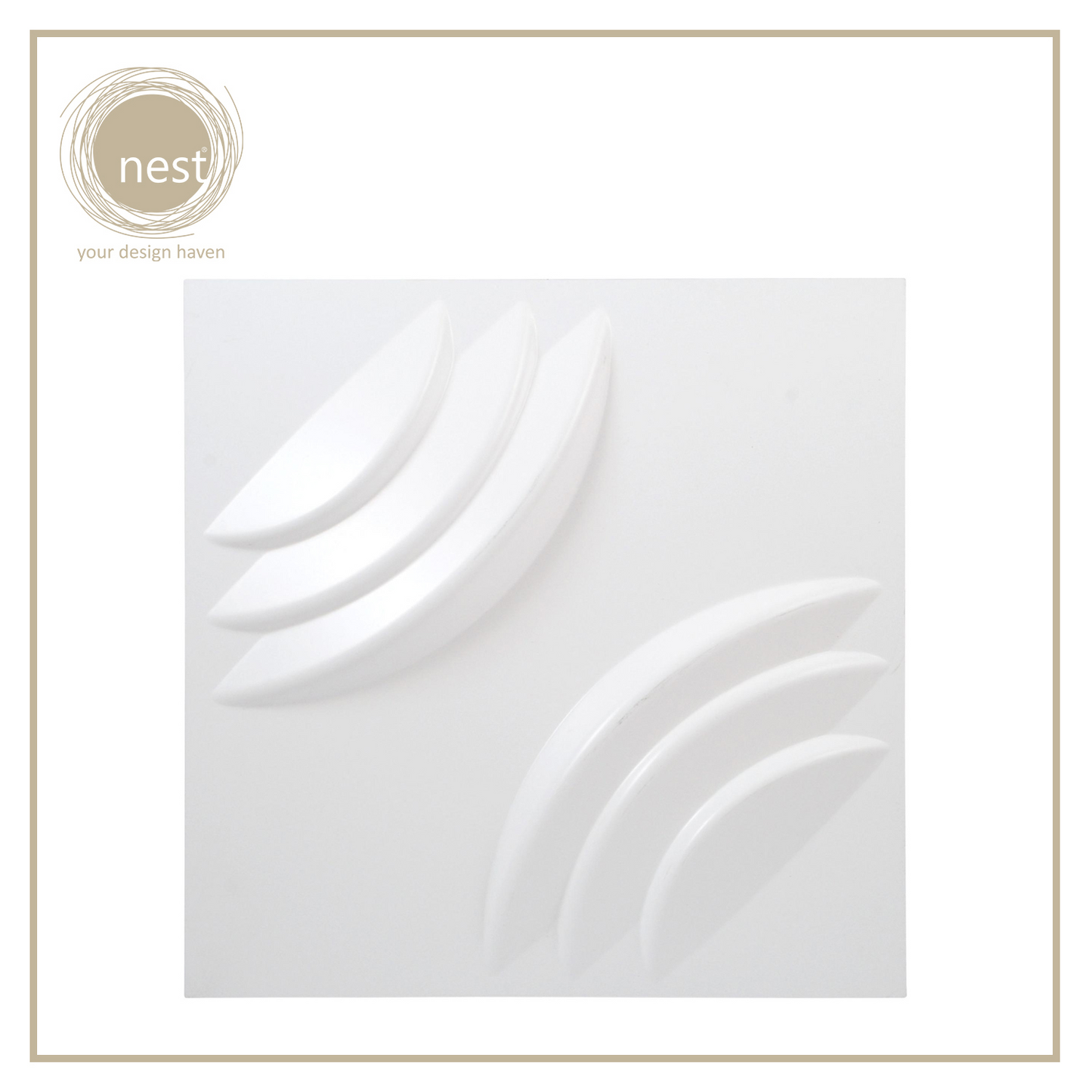 NEST DESIGN LAB 3D Wall-Art Rhyme 11pcs 300x300x1.5mm