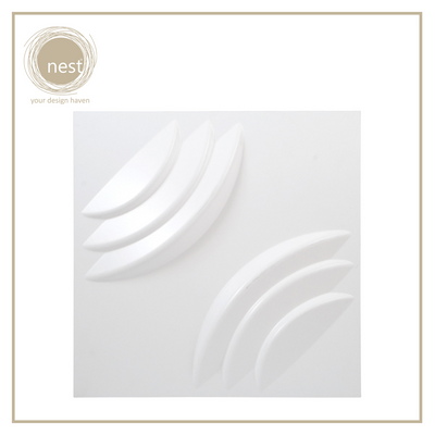 NEST DESIGN LAB 3D Wall-Art Rhyme 11pcs 300mmX 300mm X 1.5mm Amazing Gift Idea For Any Occasion!