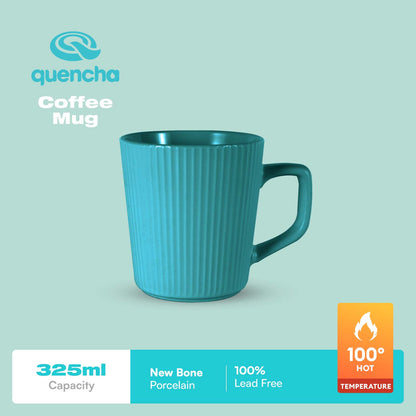Quencha 325ml Chip Resistant Coffee Mug Porcelain Coffee Cup