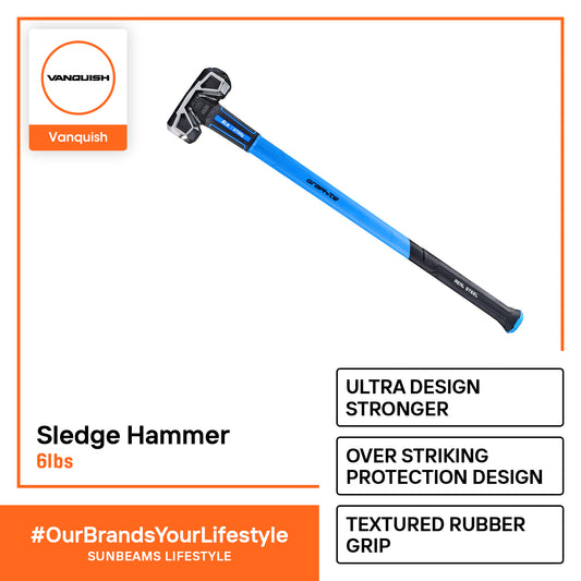REALSTEEL Sledge Hammer Jacketed Graphite, Cross Striking Head