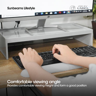 GRAY LABEL Premium Monitor Riser 48.5x28.5x10.3cm