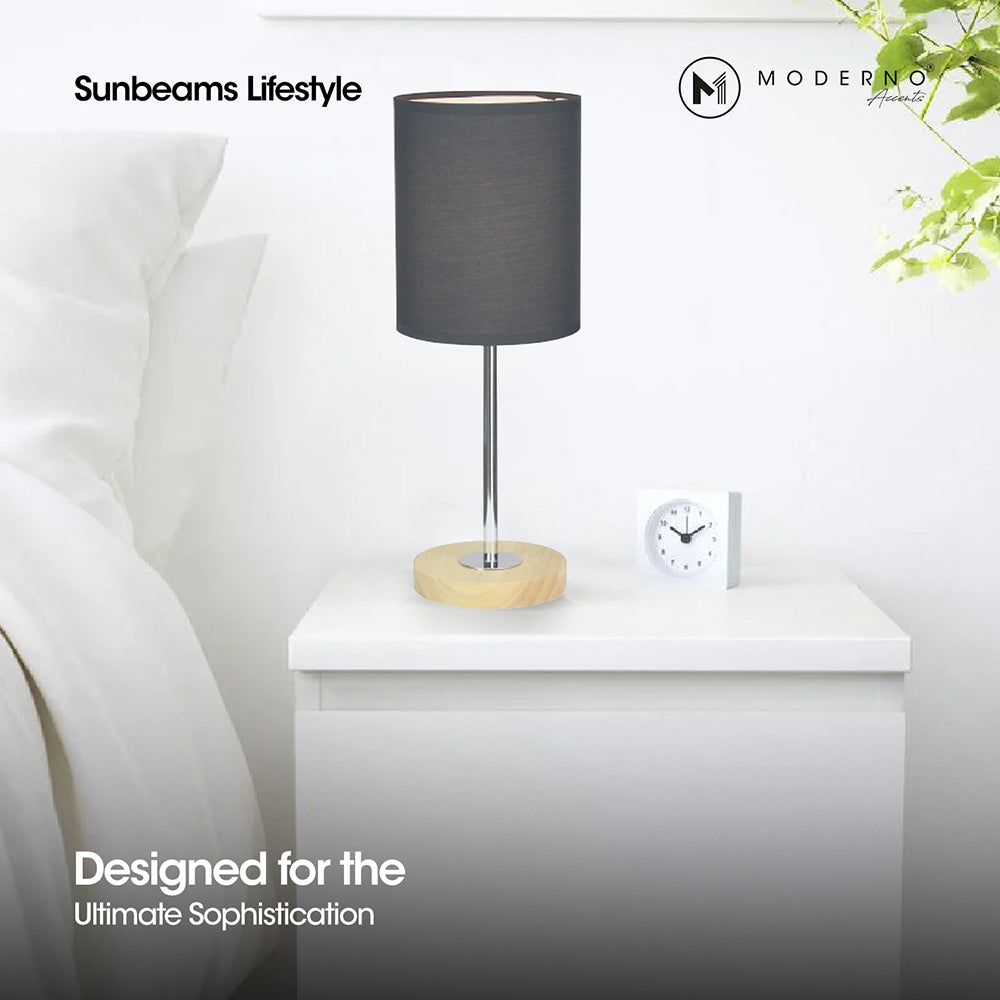 MODERNO Premium Minimalist Design Wood Table Lamp