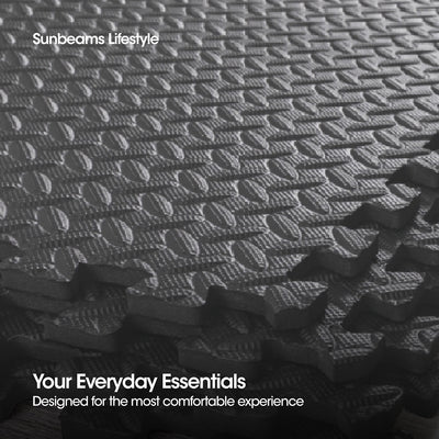 FITSPIRE Premium EVA Interlocking Mat w/o Edges Set of 4 Workout Equipment Amazing Gift Idea for Any Occasion!