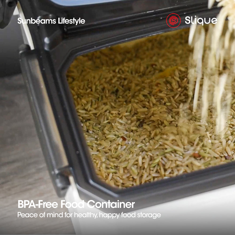 SLIQUE Premium PP Rice Storage Container w/ Measuring Cup