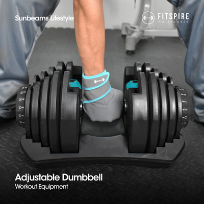 FITSPIRE Adjustable Dumbbell Steel