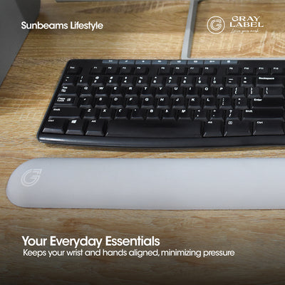Gray Label Premium Keyboard Wrist Rest Memory Foam