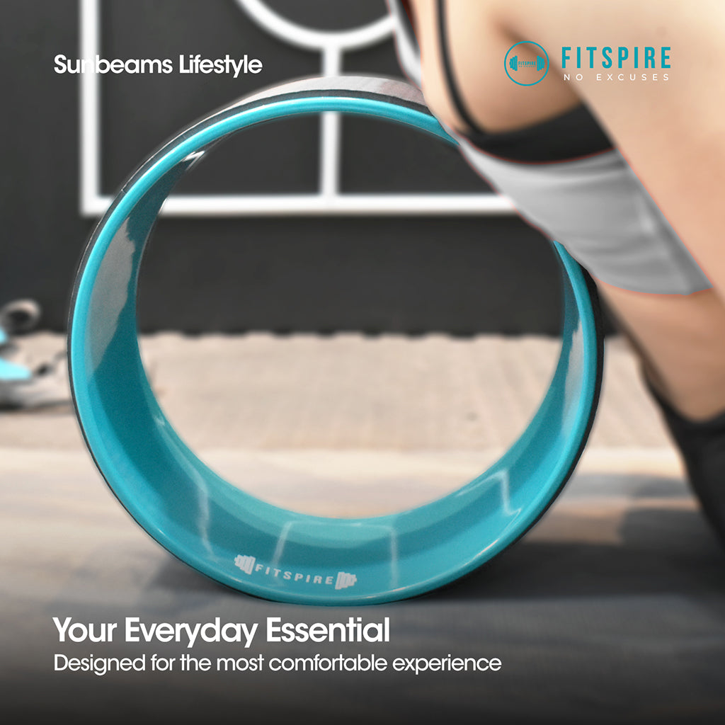 FITSPIRE Yoga Wheel ABS | EVA 32x32x13 cm Exercise| Fitness| Home Gym| Workout Equipment| Yoga Amazing Gift Idea For Any Occasion!