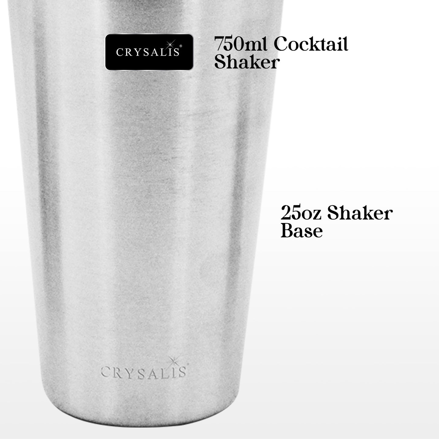 750ml CRYSALIS Double wall Cocktail Shaker
