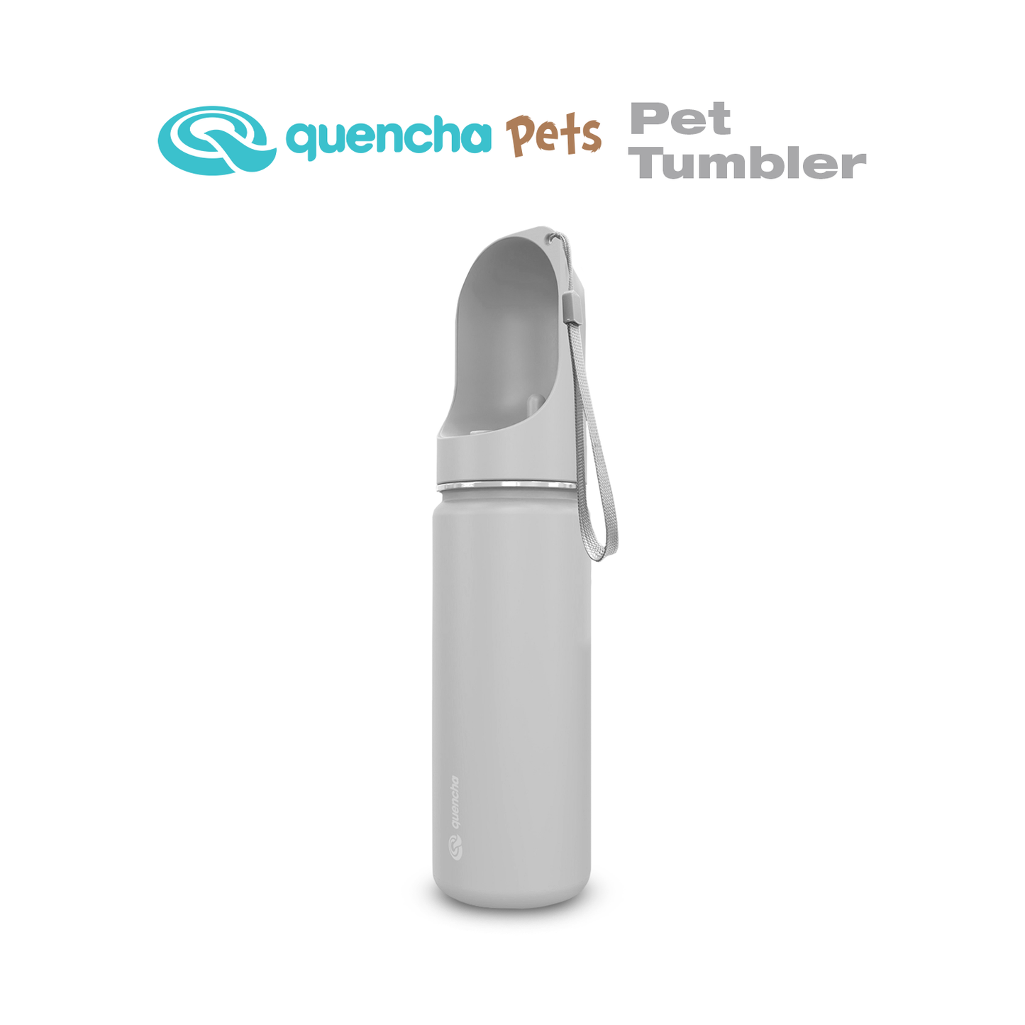 Quencha 550ml Stainless Steel Double Wall Insulated Pet Tumbler