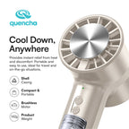 Quencha 18oz. & 37oz. Insulated Tumbler + Portable Cooling Fan – Perfect for Travel, Commute & Outdoors