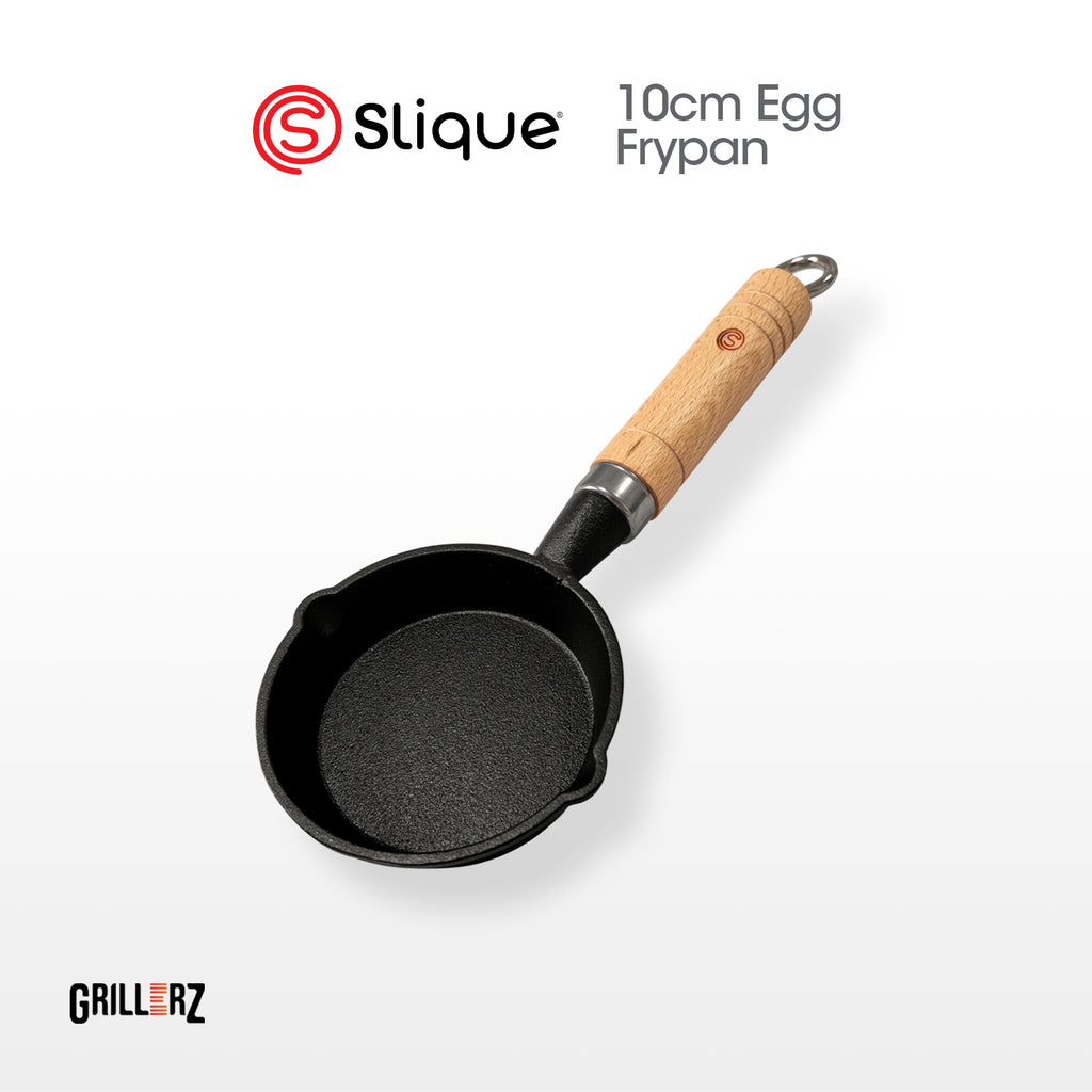 [Slique Official] Cast Iron Specialty Pans Takoyaki Maker, Egg Frypan, Burger Press - Induction Ready