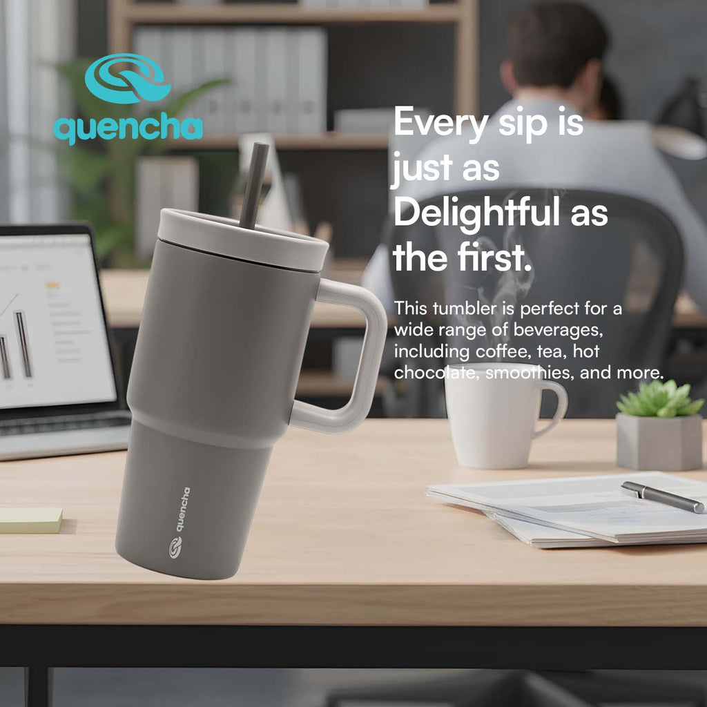 Quencha Horizon Collection Insulated Tumbler Coffee Mug Water Bottle Lunch Box Vacuum Flask