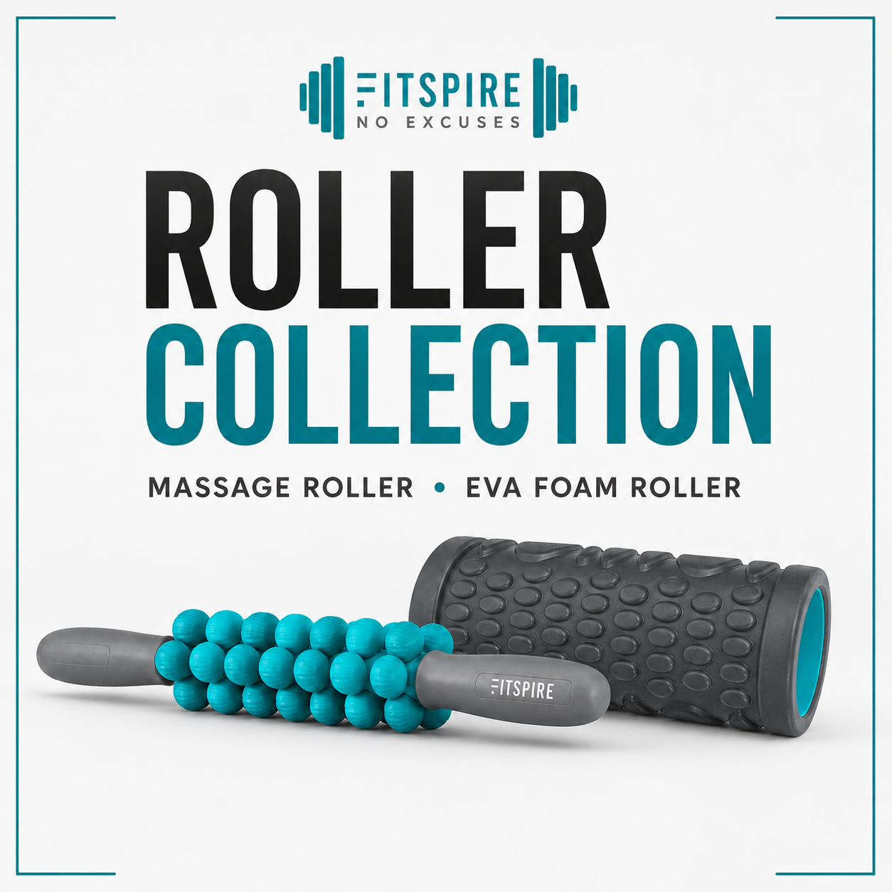 FITSPIRE Recovery Roller Collection Foam Roller Massage Roller Muscle Relief