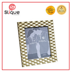 SLIQUE Premium Silver Picture Frame 4x6" Photo Display Picture Holder Wall Stand Image