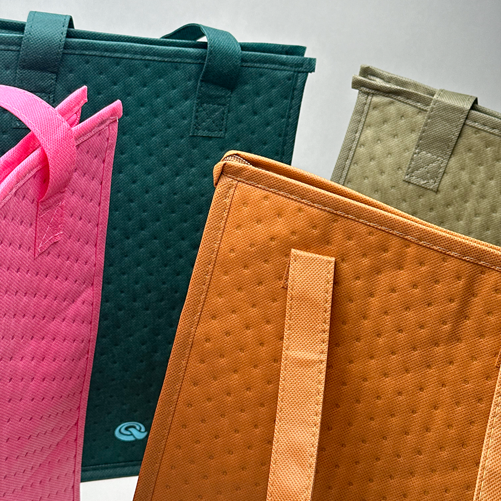 Quencha Thermal Lunch Bag High Capacity Insulated Food Briefcase Multi-Compartment Leakproof