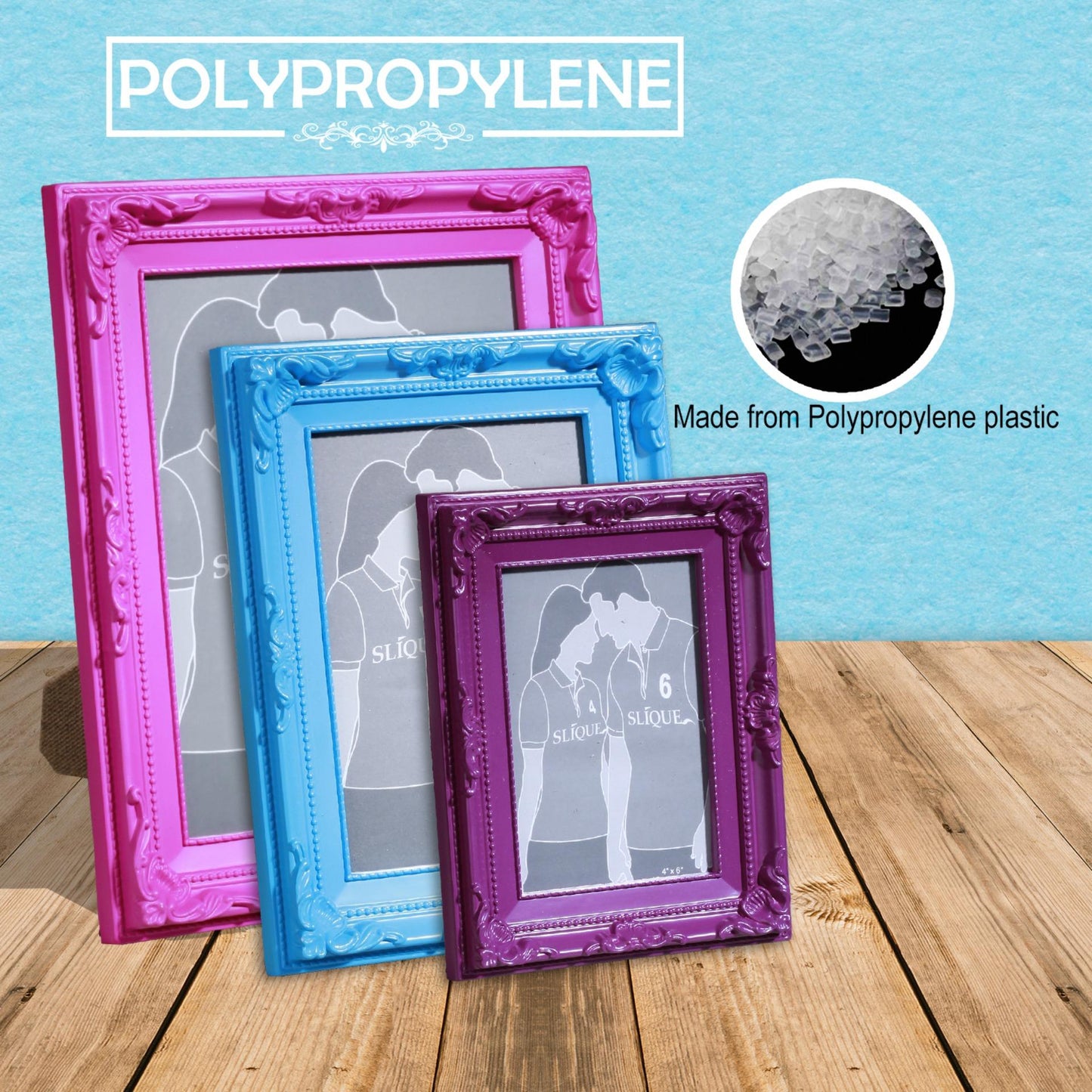 SLIQUE Picture Frame 8x10 inches Photo Frame Picture Display Wall Frame