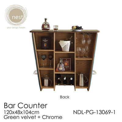 NEST DESIGN LAB Counter Bar 120 x 48 x 104cm Set of 3 Made in Taiwan Condo Living Modern Italian Design Amazing Gift Idea For Any Occasion!