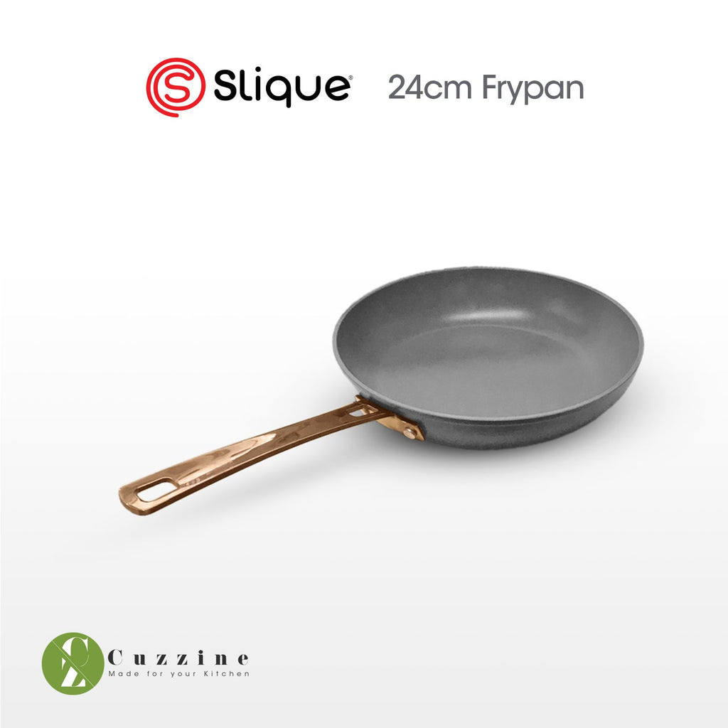 Cuzzine by Slique Forged Frypan Wok pan Sauce Pan Dutchoven with Tempered Glass Lid