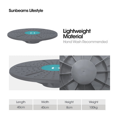FITSPIRE Premium PP Balance Board | Exercise | Fitness | Home Gym | Workout Equipment | Yoga Amazing Gift Idea For Any Occasion!