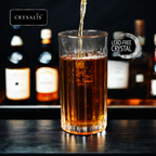 CRYSALIS Royalty Highball Glass 4pcs Set 390ml | 14oz