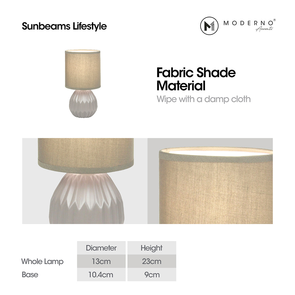 MODERNO Premium Ceramic Table Lamp Contemporary Design