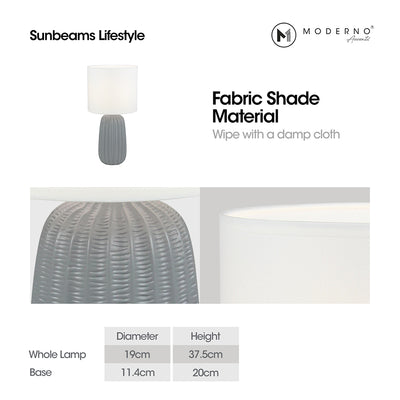 MODERNO Premium Ceramic Table Lamp Amazing Gift Ideas for Any Occasion!