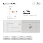 GRAY LABEL Premium Memo Board Iron Wire
