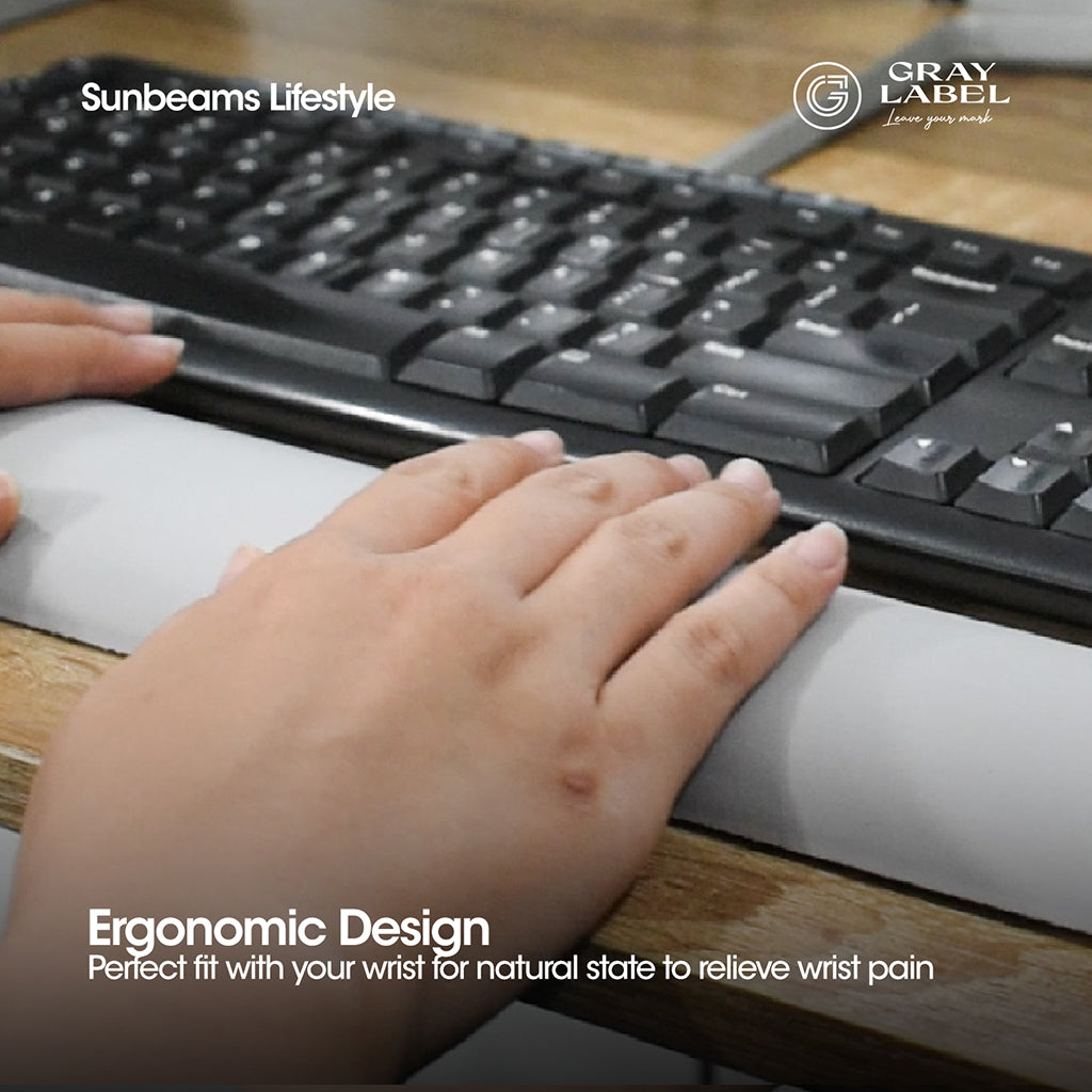 Gray Label Premium Keyboard Wrist Rest Memory Foam