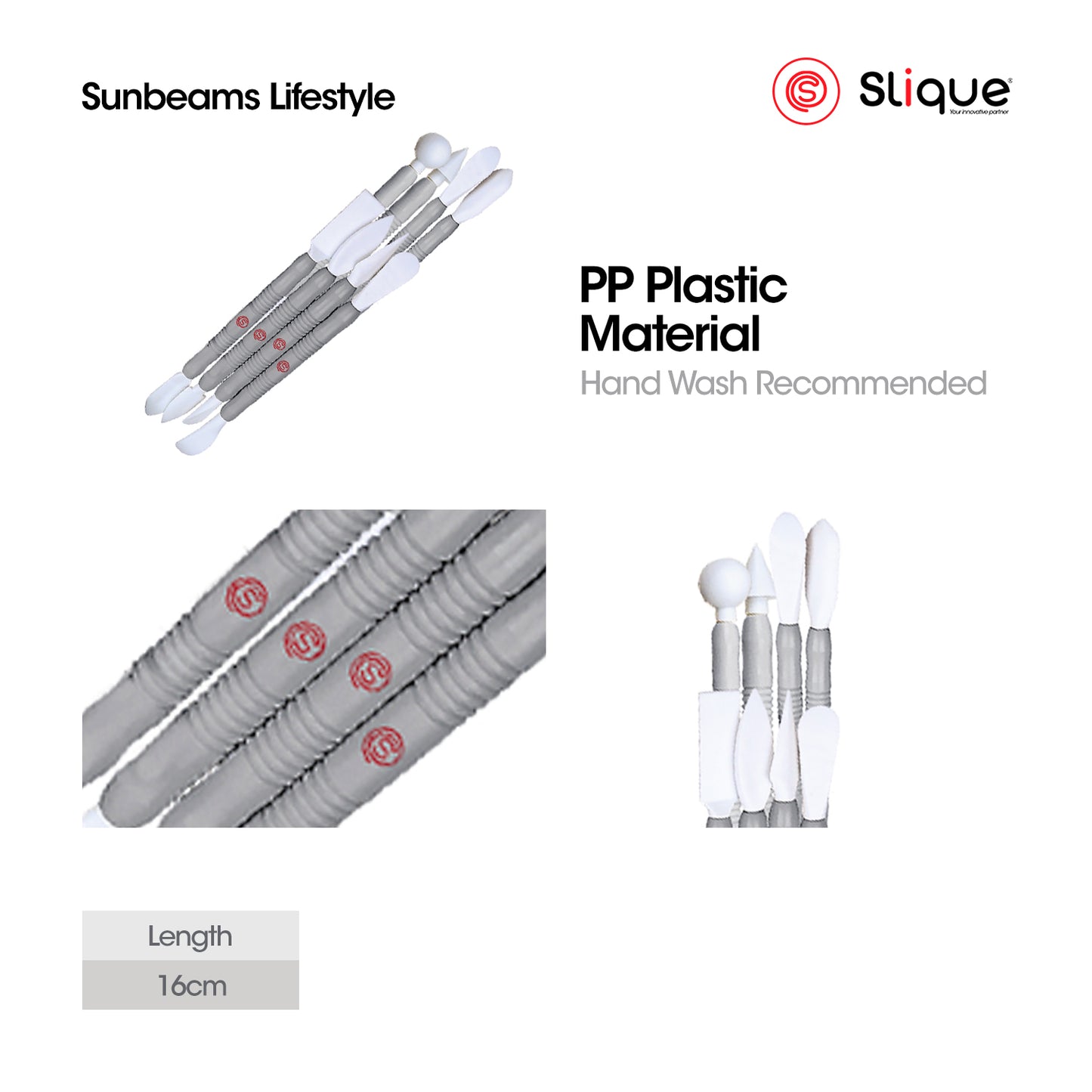 SLIQUE Premium Cake, Cupcake Decorating, Sculpting & Shaping Tool  Set of 8