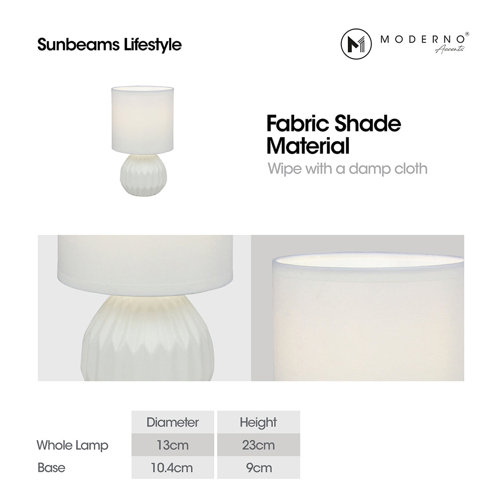 MODERNO Premium Ceramic Table Lamp Contemporary Design