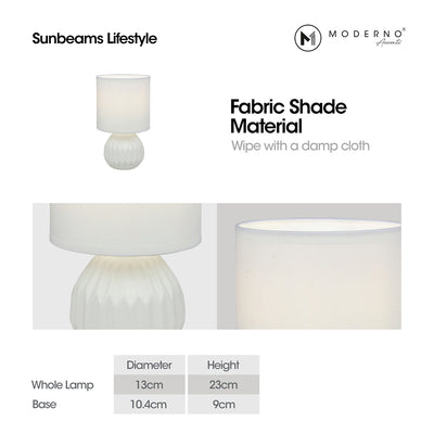 MODERNO Premium Ceramic Table Lamp Contemporary Design