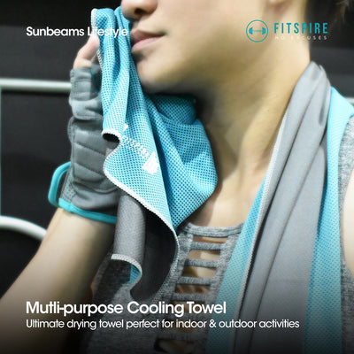 FITSPIRE Microfiber Cooling Towel [Set of 2] PVA