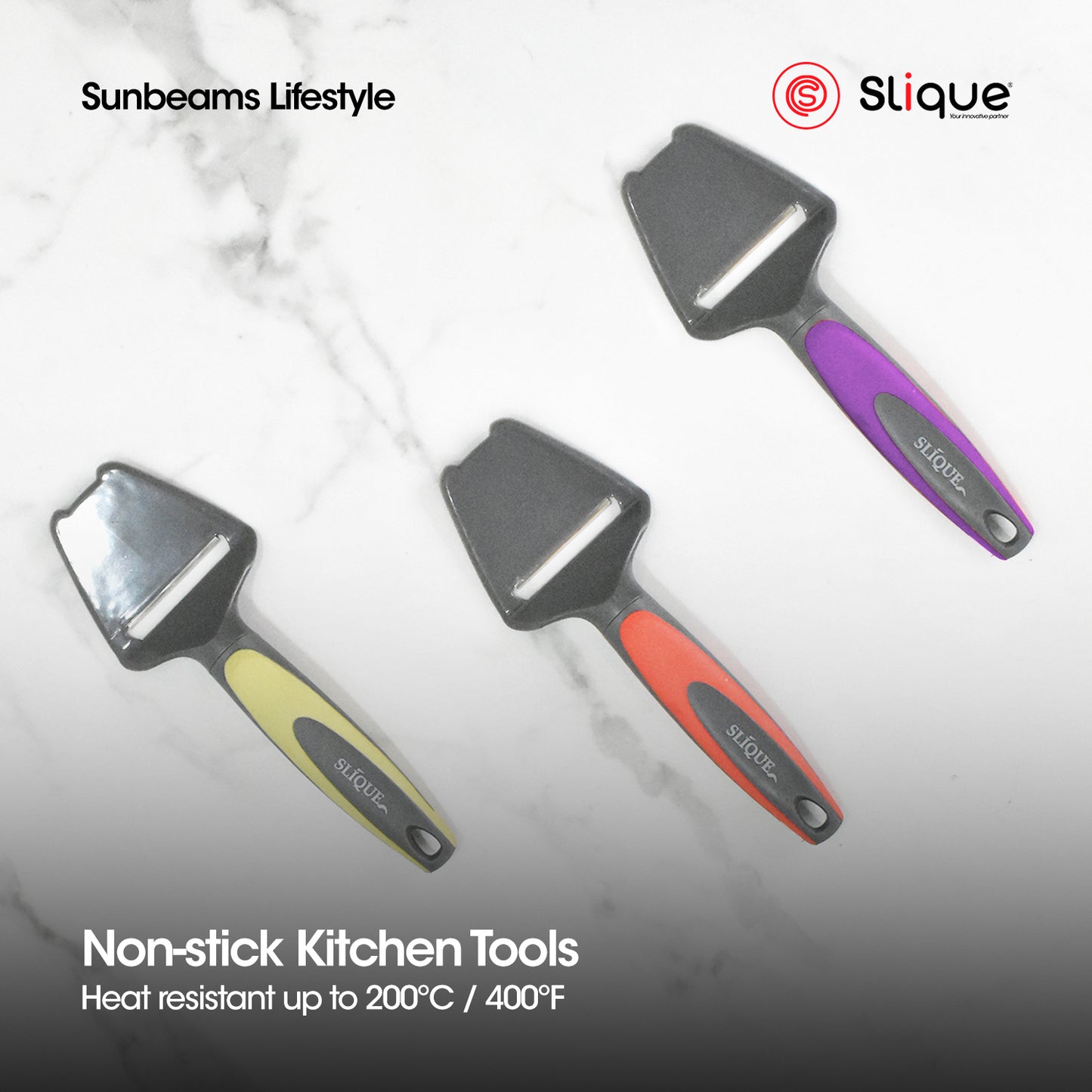 SLIQUE Premium Nylon Colour Cheese Slicer Cheese Grater Butter Cutter