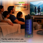 SCRUBZ SHIELD Electric Insect Killer 6W 10W Dual Tube UV Mosquito Killer Lamp  Indoor Bug Zapper Home Protection