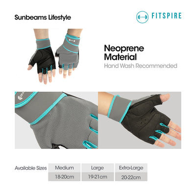 FITSPIRE Training Gloves Microfiber Exercise| Fitness| Home Gym| Workout Equipment| Yoga Amazing Gift Idea For Any Occasion!