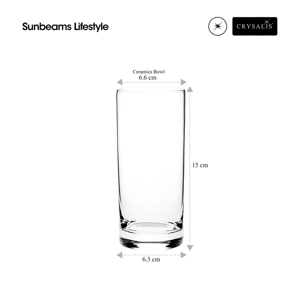 CRYSALIS Highball Glass Set of 2