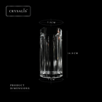 CRYSALIS Royalty Highball Glass 4pcs Set 390ml | 14oz