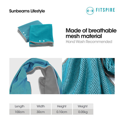FITSPIRE Microfiber Cooling Towel [Set of 2] PVA