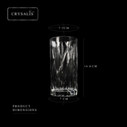 CRYSALIS Royalty Highball Glass 4pcs Set 390ml | 14oz