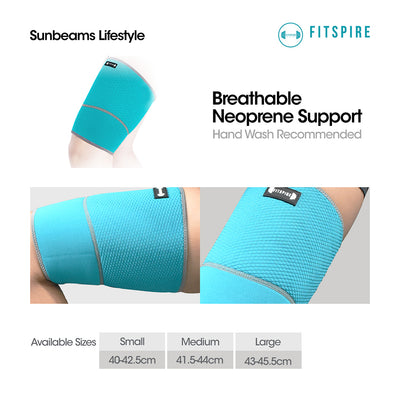 FITSPIRE Thigh Support 70% Neoprene | 30% Nylon Exercise| Fitness| Home Gym| Workout Equipment| Yoga Amazing Gift Idea For Any Occasion!