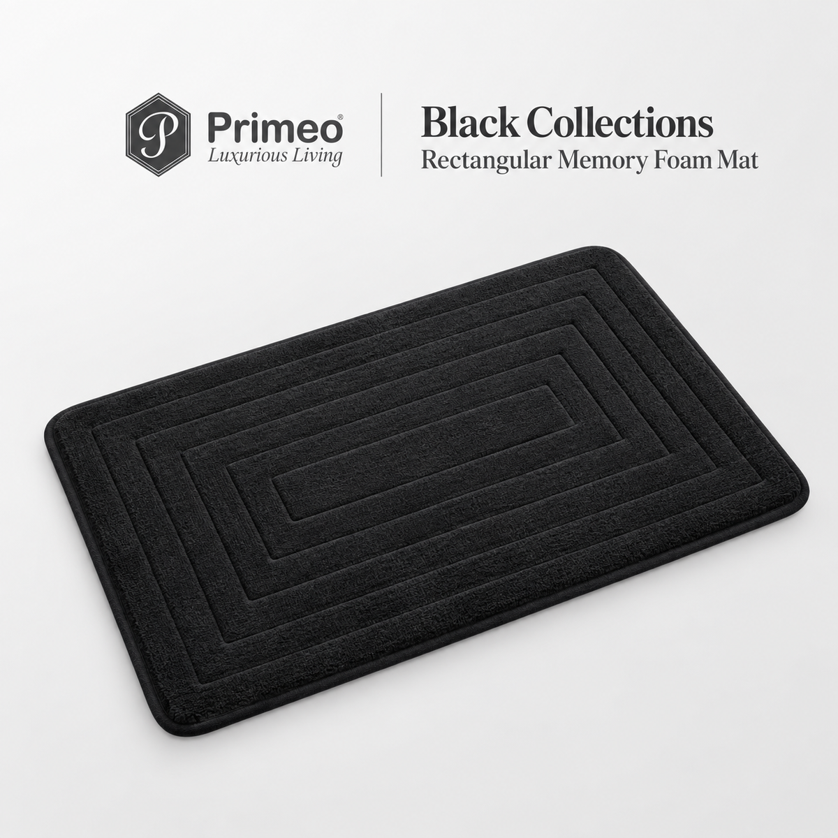 Primeo Non Slip Memory Foam Bath Mat Quick Dry Water Absorbent Toilet Floor Mat Kitchen Doormat Carpet