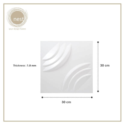 NEST DESIGN LAB 3D Wall-Art Rhyme 11pcs 300x300x1.5mm