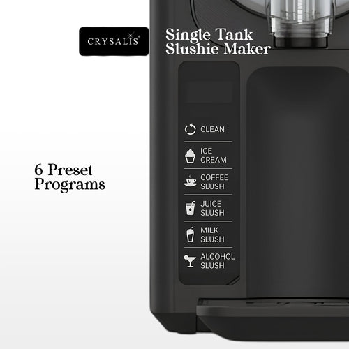 Crysalis 2L Electric Slushie Maker Automatic Frozen Drink Machine with Compressor for Milkshakes