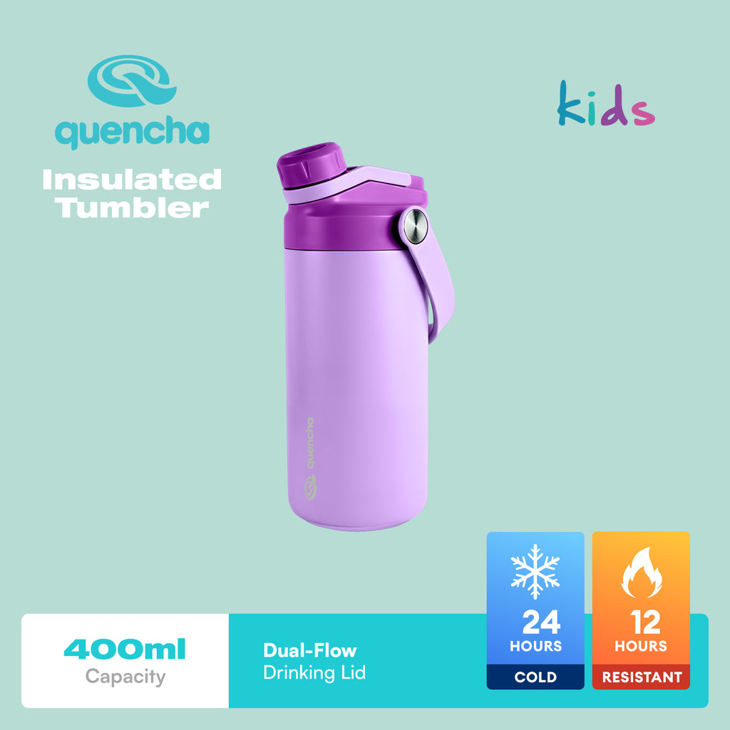 Quencha Kids Water Bottle Insulated Tumbler Lunch Box Kids Combo Back to School BPA-Free Leakproof